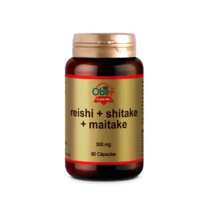Reishi + Shiitake + Maitake - 300 mg - 90 cápsulas